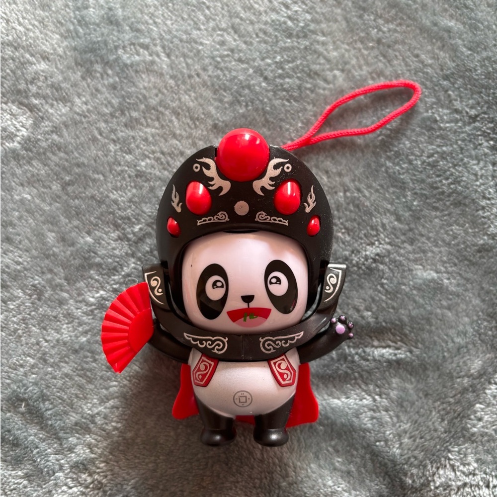Panda Warrior Action Figure - Black and Red